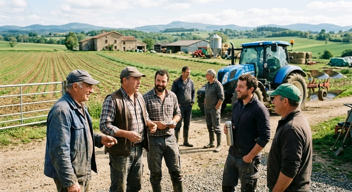 Solidarité des agriculteurs sur Agriconvivial