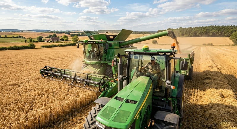 Exploitant d'une parcelle agricole